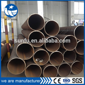 High quality carbon black steel pipe in stock